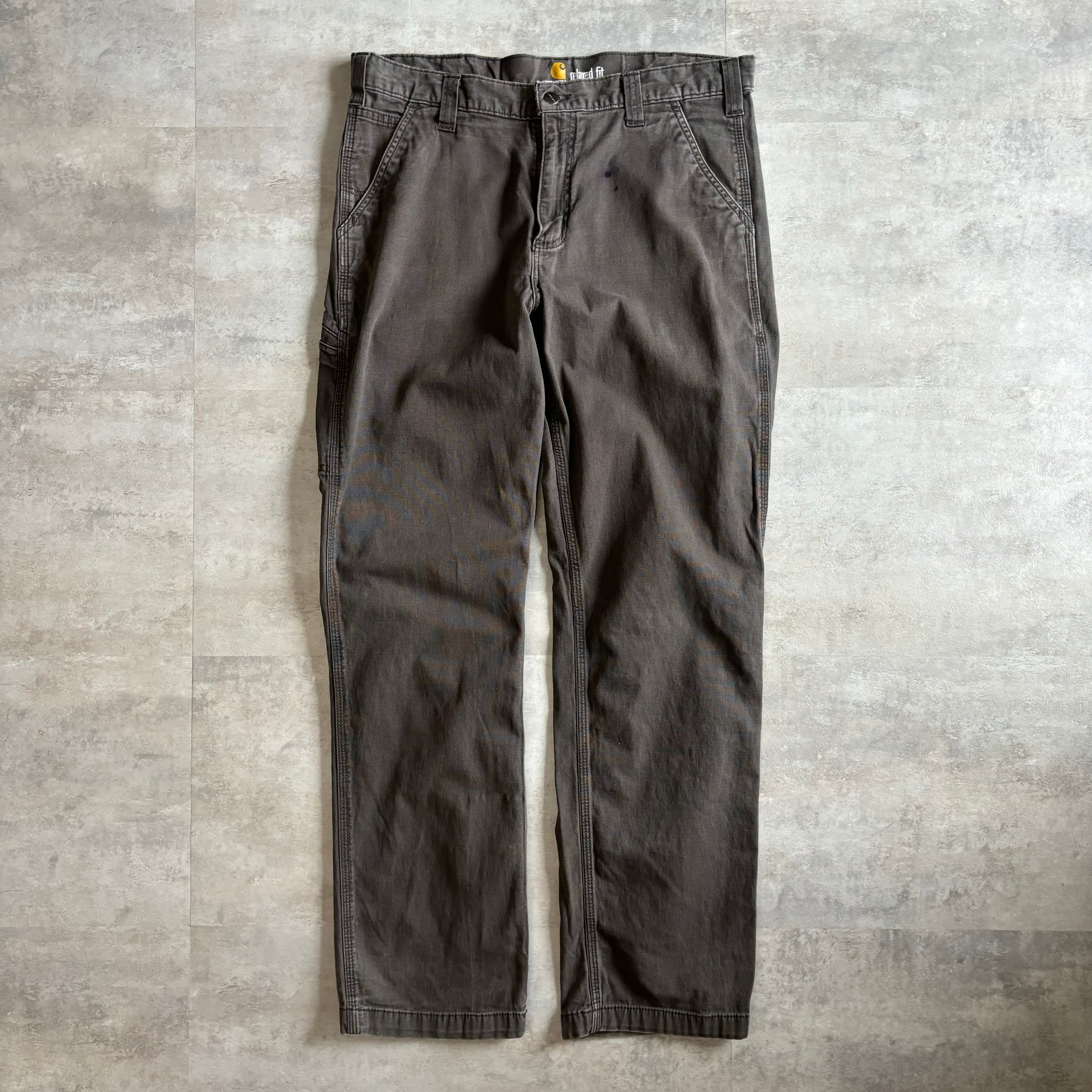 《実寸w35l32》carhartt カーハート ワーク ペインターパンツ グレー no.1685