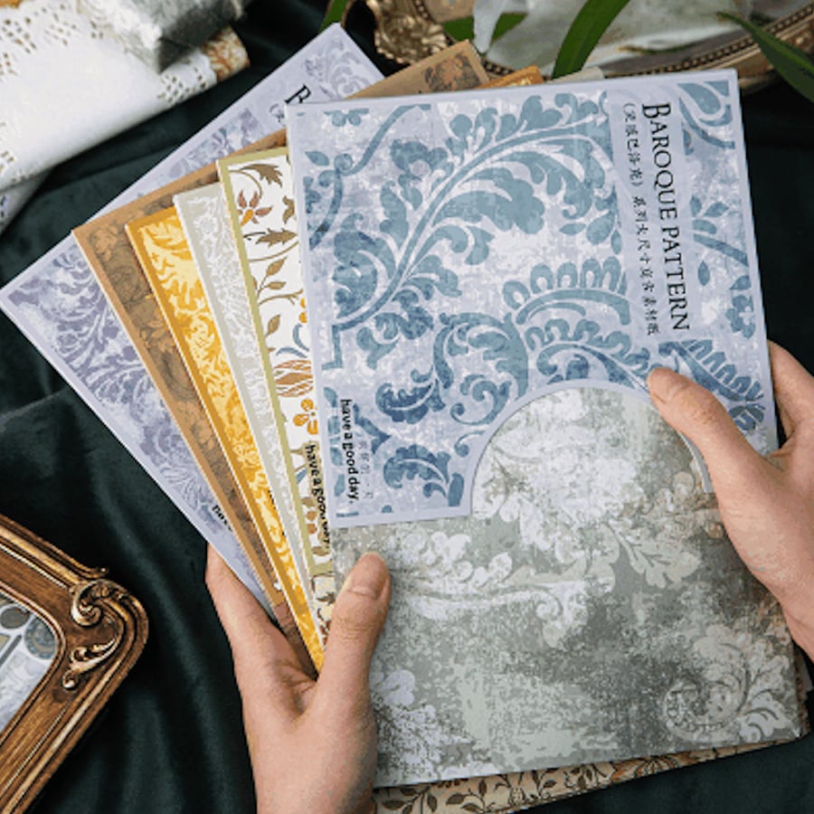 レトロ、アンティークペーパー | 手帳コラージュ専門店【tyia】