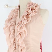 フラメンコ 衣装 トップス ブラウス エルモサ HERMOSA IBERIA フリル ガルガンティージャ ピンク系 無地 フラメンコ衣装 トップス ブラウス かわいい デザイン 無地 コスチューム おしゃれ 舞台衣装 ピンク色 レディース