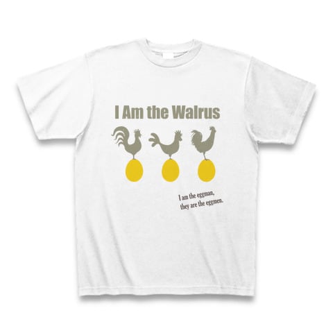 ビートルズ「I Am the Walrus」A〜卵かニワトリかTシャツ |  ［everyday365T］アイデンティティを表現する☆デザイナーTシャツ通販 powered by BASE