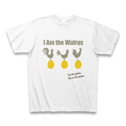 ビートルズ「I Am the Walrus」A〜卵かニワトリかTシャツ