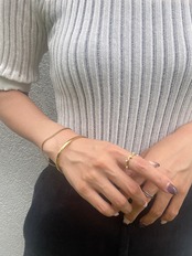 gold square bracelet