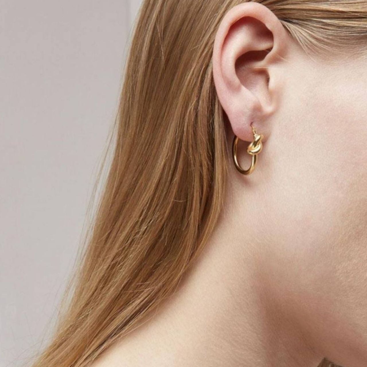 ノットリングピアス(2color) ACC1485