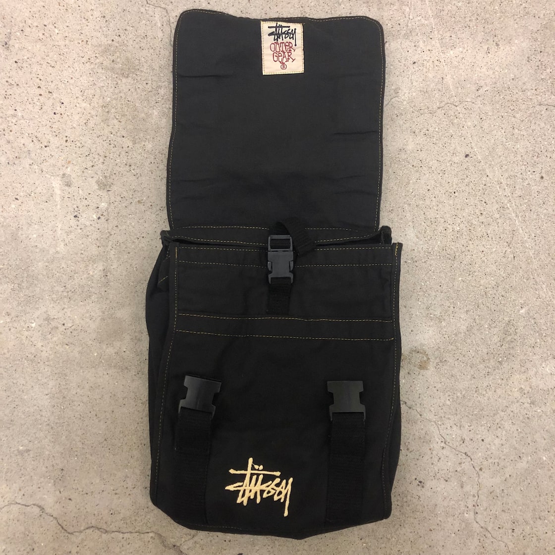 90s OLD STUSSY/Backpack/白タグ/OUTER GEAR/バックパック/リュック 