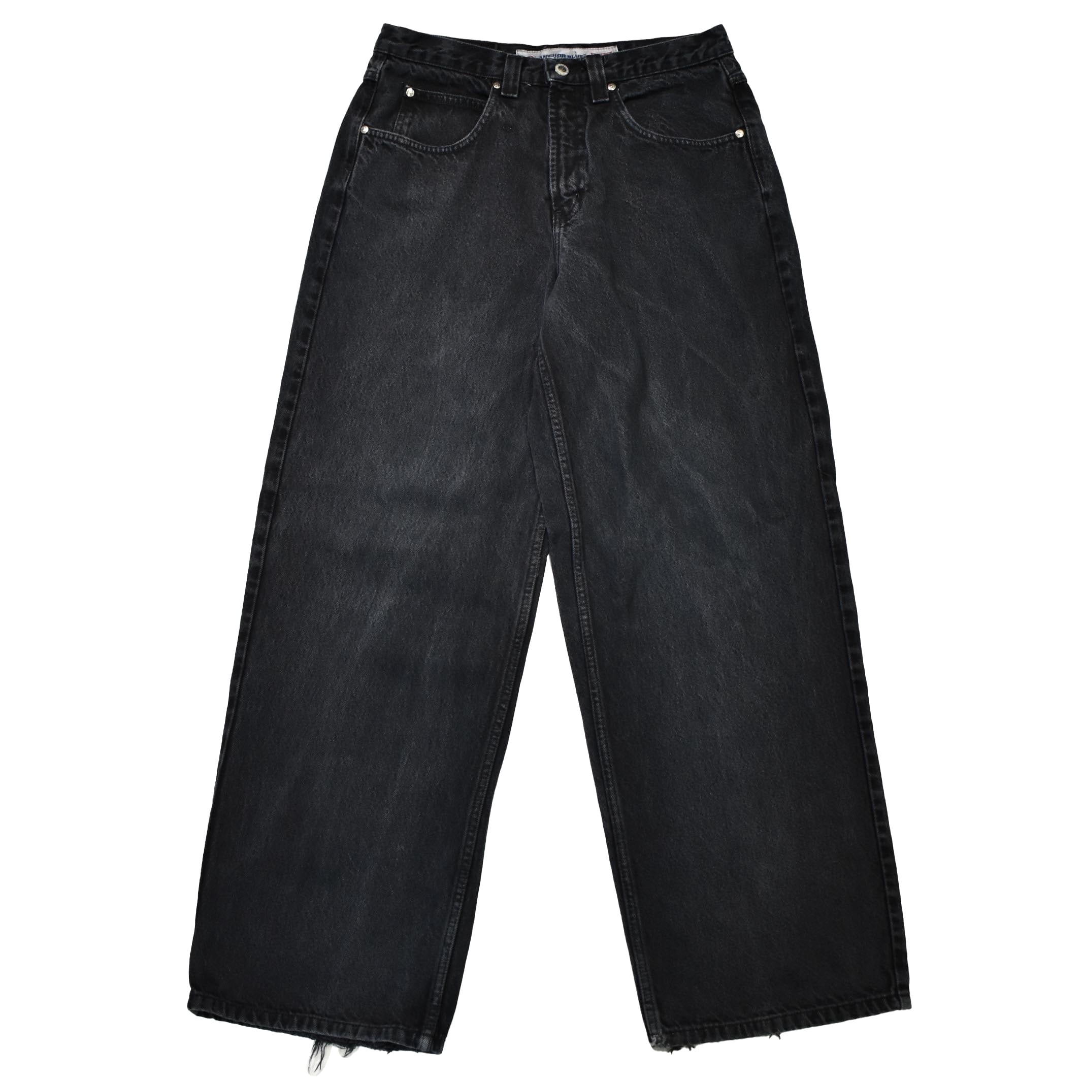 31/30] 00's Anchor Blue Beyond Baggy Denim Pant Black | mongos