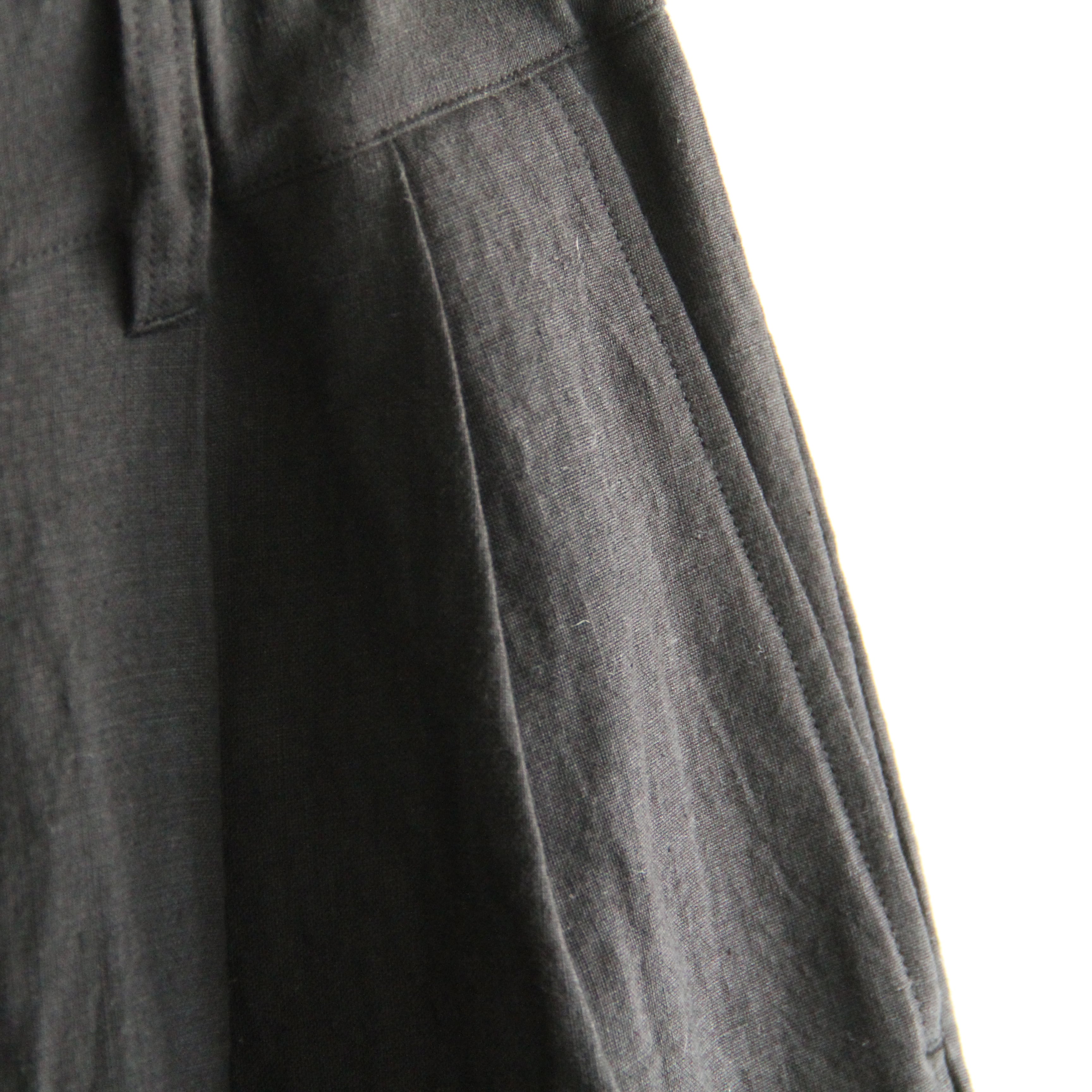 STILL BY HAND WM Linen wide pants | Terminal