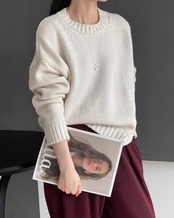 Drop shoulder Knit T20242