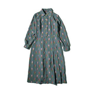 (renown) 　　berry printed   japanese vintage  dress