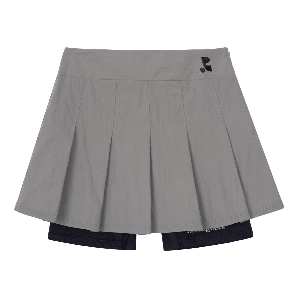 rest & recreation] RR LAYERED PLEATS SKIRT - GREY 正規韓国