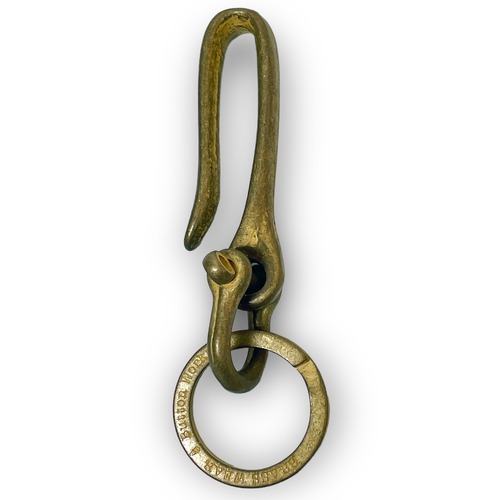 BW Brass Line Fishhook Shackle Key