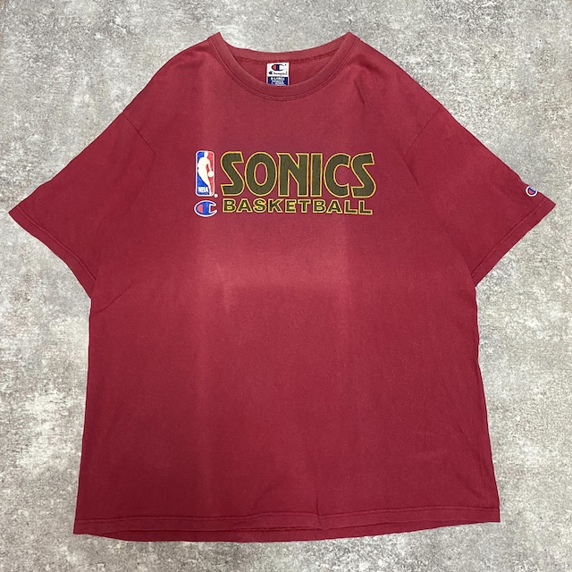 シアトル・スーパーソニックス ヘビィオンス Tシャツ Champion