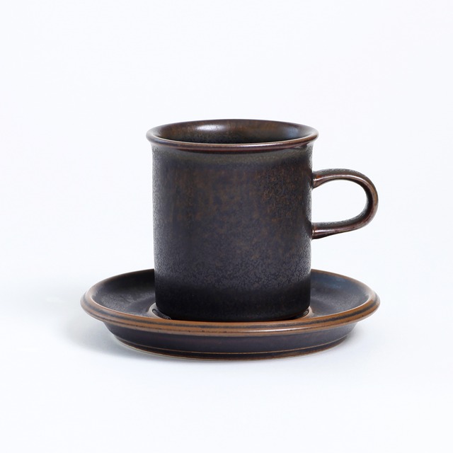 ARABIA アラビア Ruska ルスカ 70mm コーヒーカップ＆ソーサー - 73 北欧ヴィンテージ