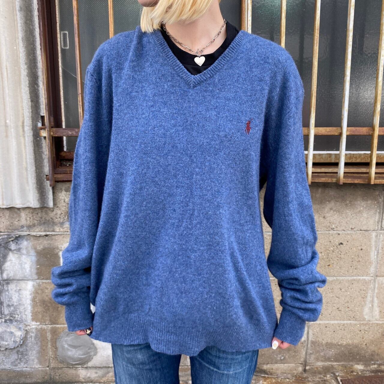 Polo by Ralph Lauren ポロバイラルフローレン Vネック ウールニット