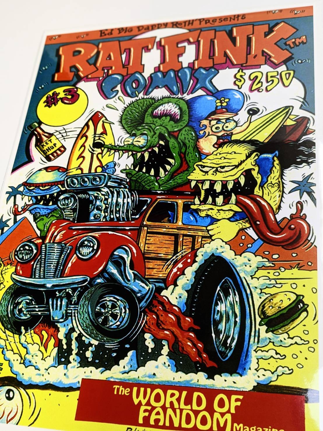 送料無料！ちょうどいいB4ポスター【ラットフィンク RAT FINK】〚アメリカン雑貨 アメトイ〛