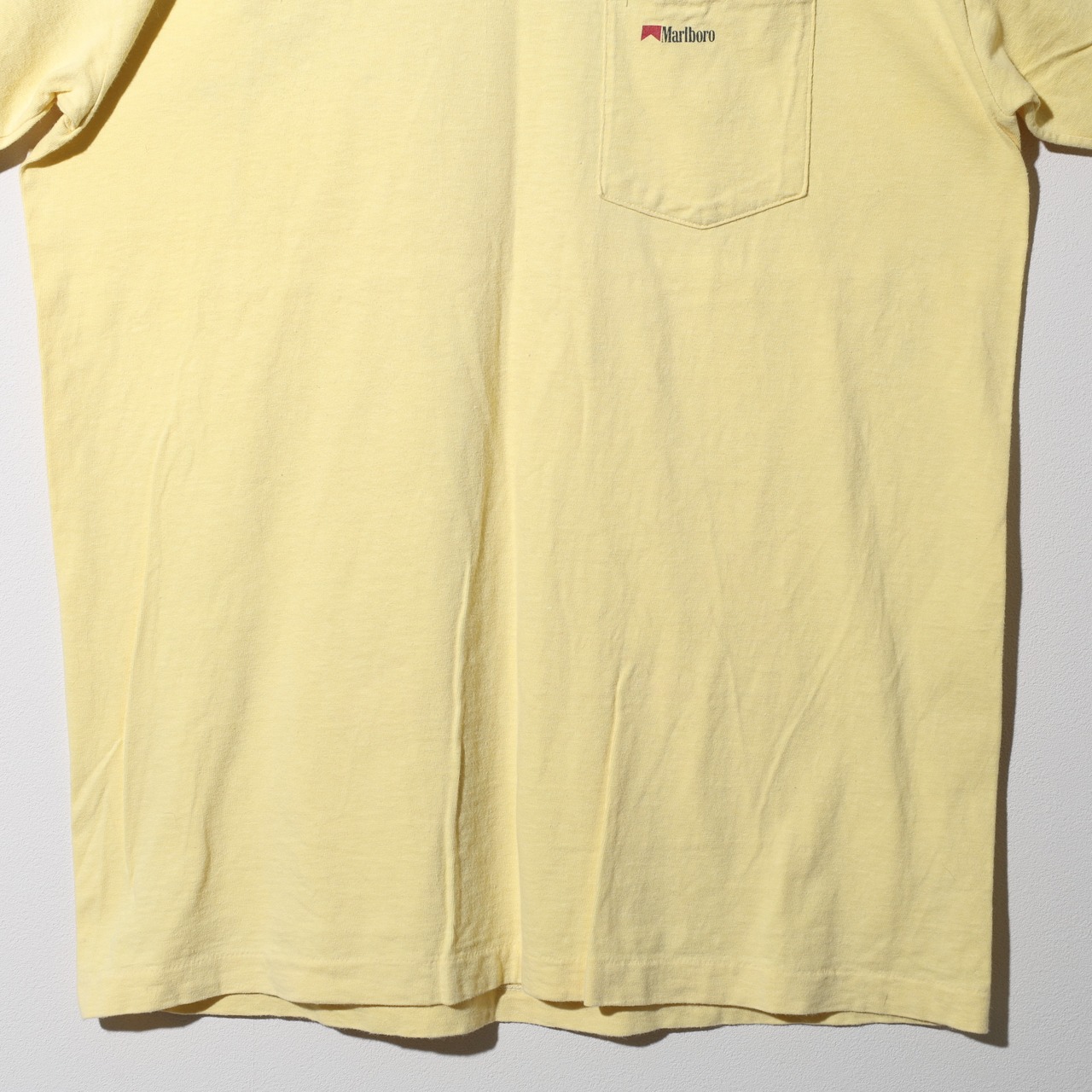 美品 XL 90s USA Lizard Marlboro Tシャツ 袖裾シングルステッチ トカゲ マルボロ 企業T