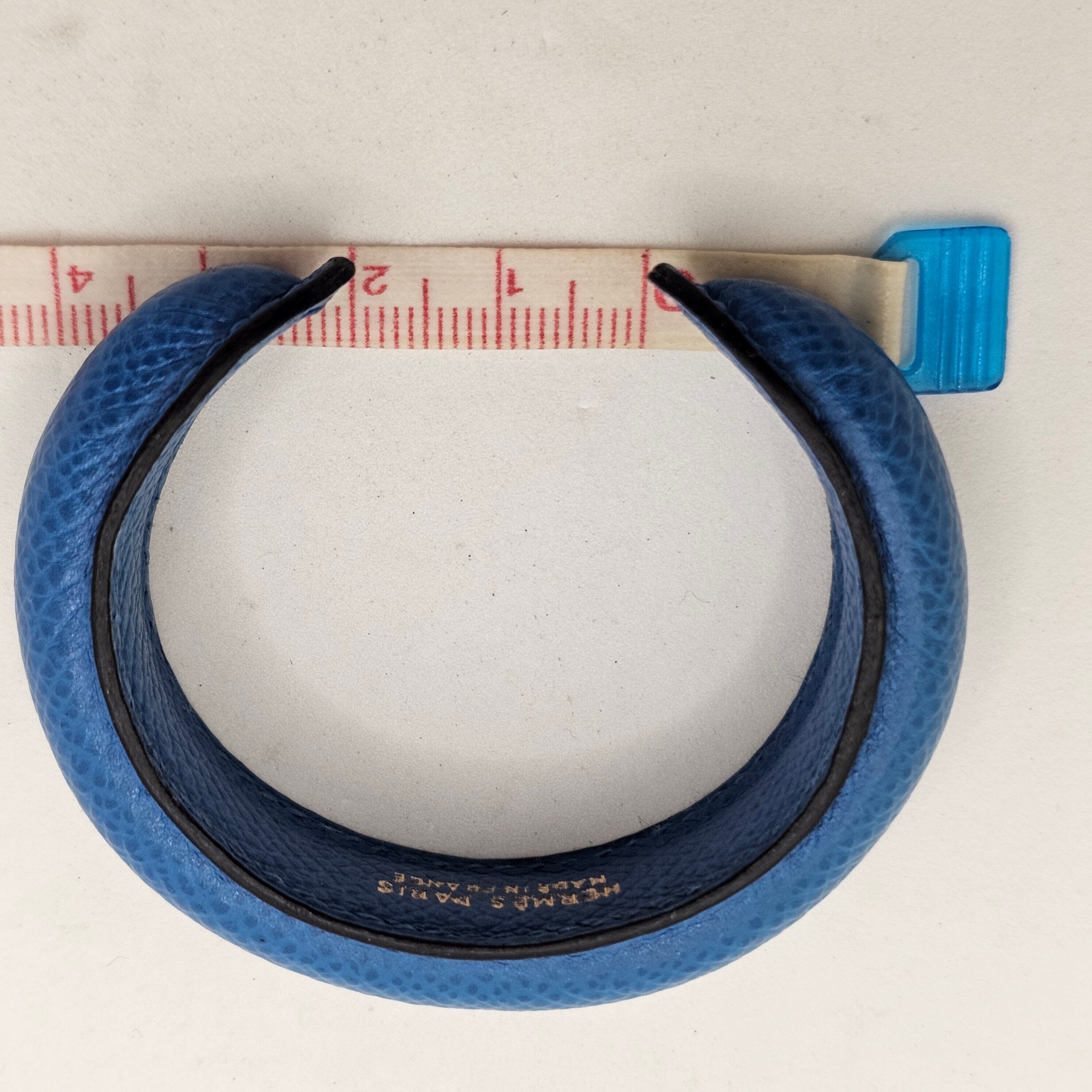 希少】エルメス プールトゥール レザーバングル ぷっくり マルジェラ期