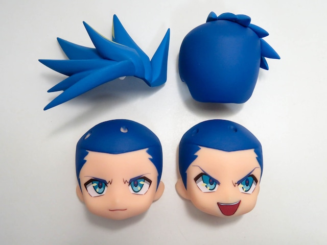 再入荷（Ａ−ランク）【1152】 ガロ・ティモス 顔、髪パーツセット 普通、キリリ顔　ねんどろいど