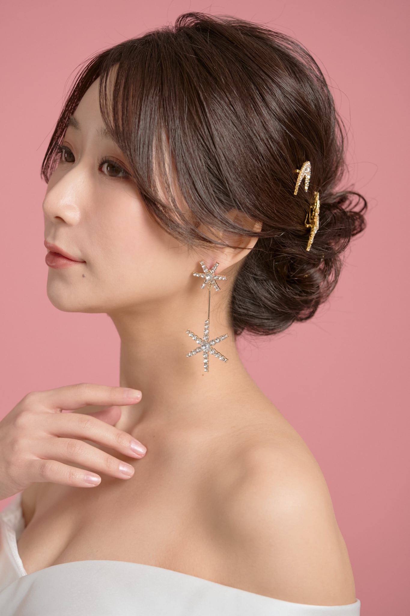 E-82 Stardust ピアス | ウェディング・ブライダルアクセサリー