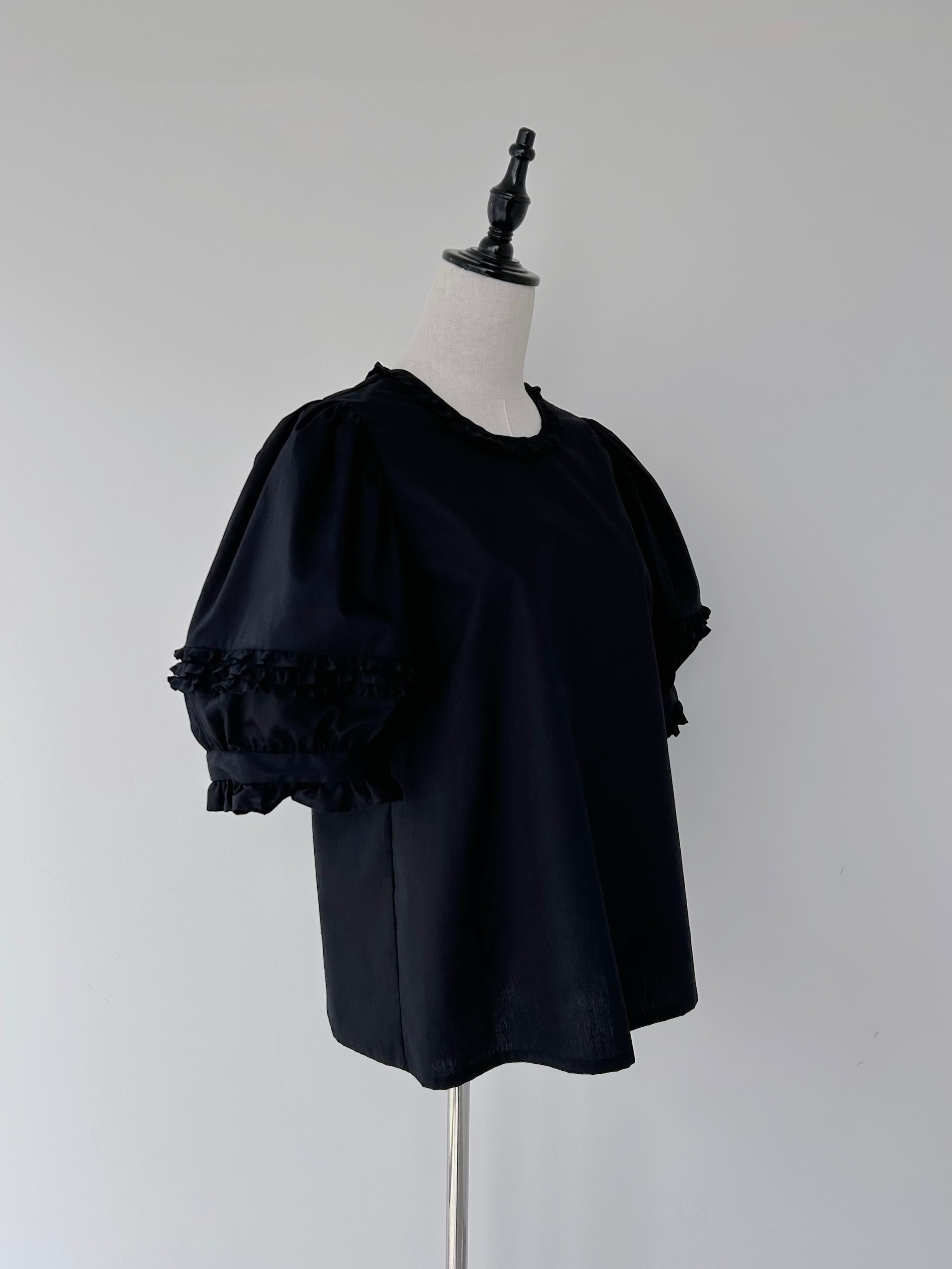 Bilitis dix-sept ans Frill Gatherring Blouse | KOKO