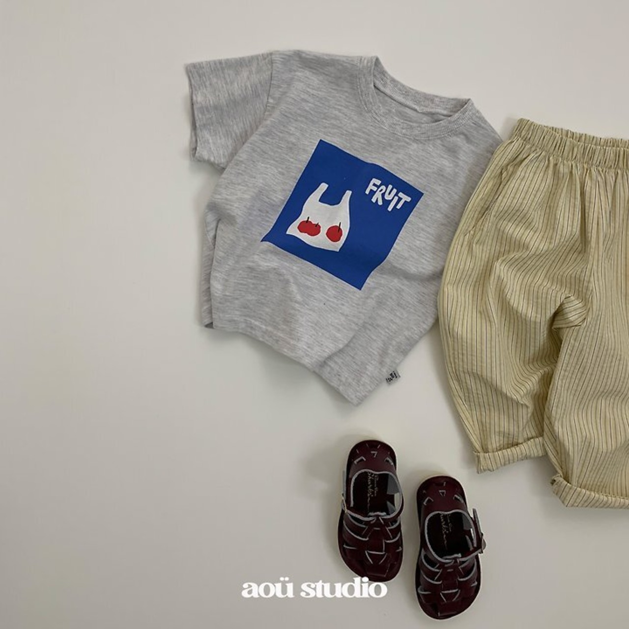 【取寄/韓国直送】aou studio 26/SM フルーツTシャツ｜夏服｜韓国子供服