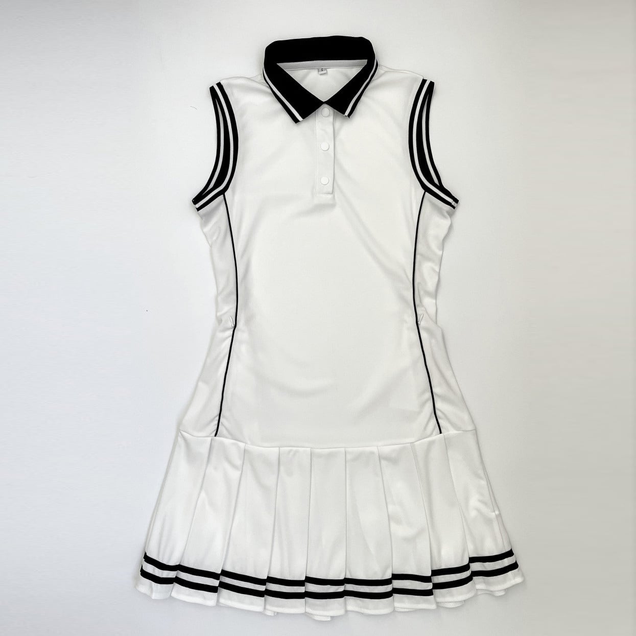 ☆MIYU様着用☆ツーラインプリーツワンピース(インナーパンツ付き