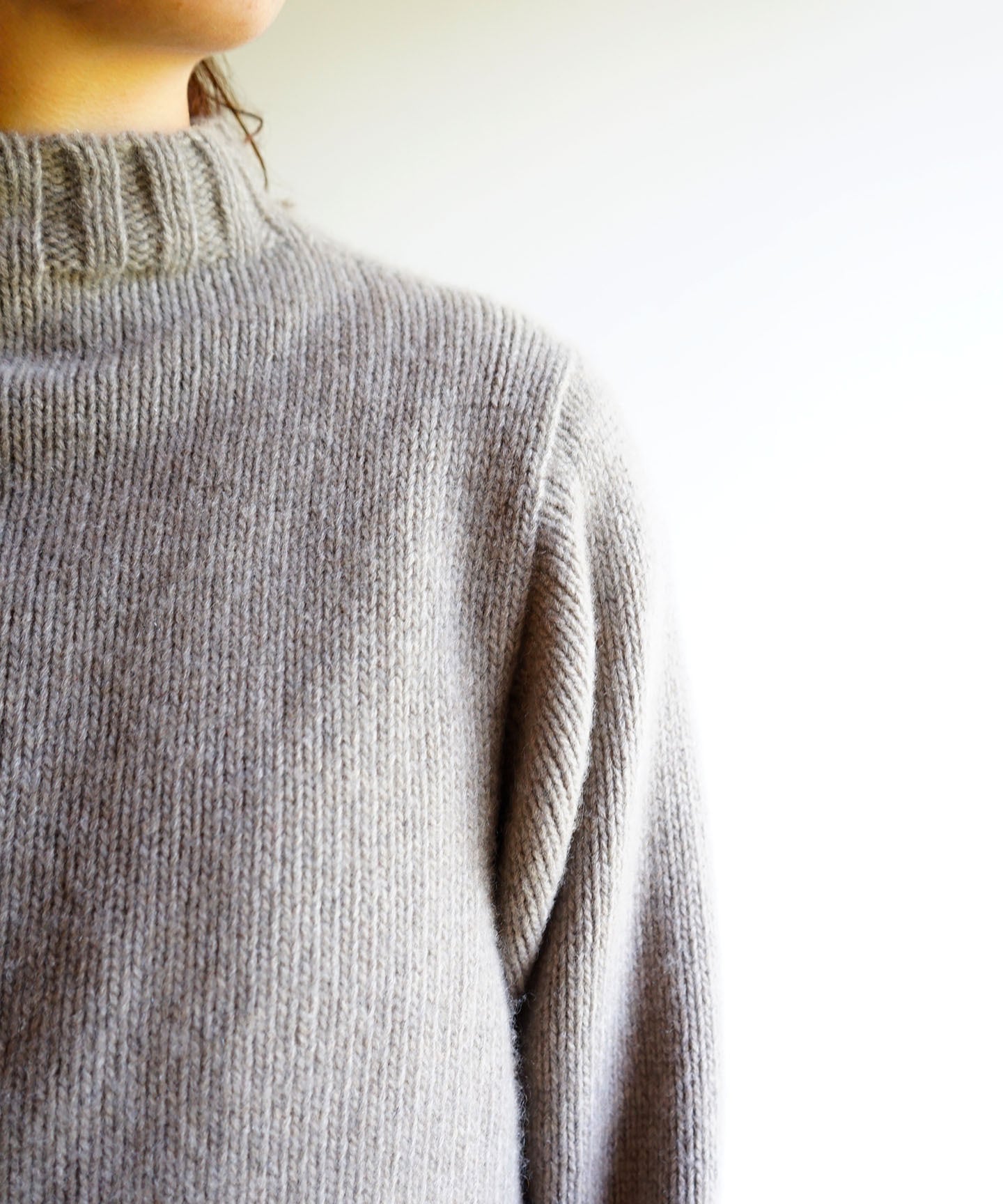 ふっくらカシミヤ糸のセーター size02（CAA-923）