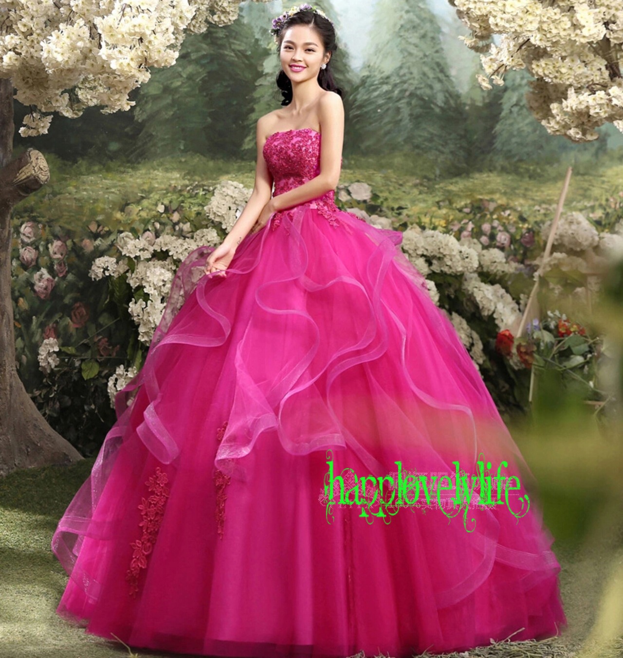 ウェディングドレス☆カラードレス☆舞台衣装☆プリンセスタイプ  