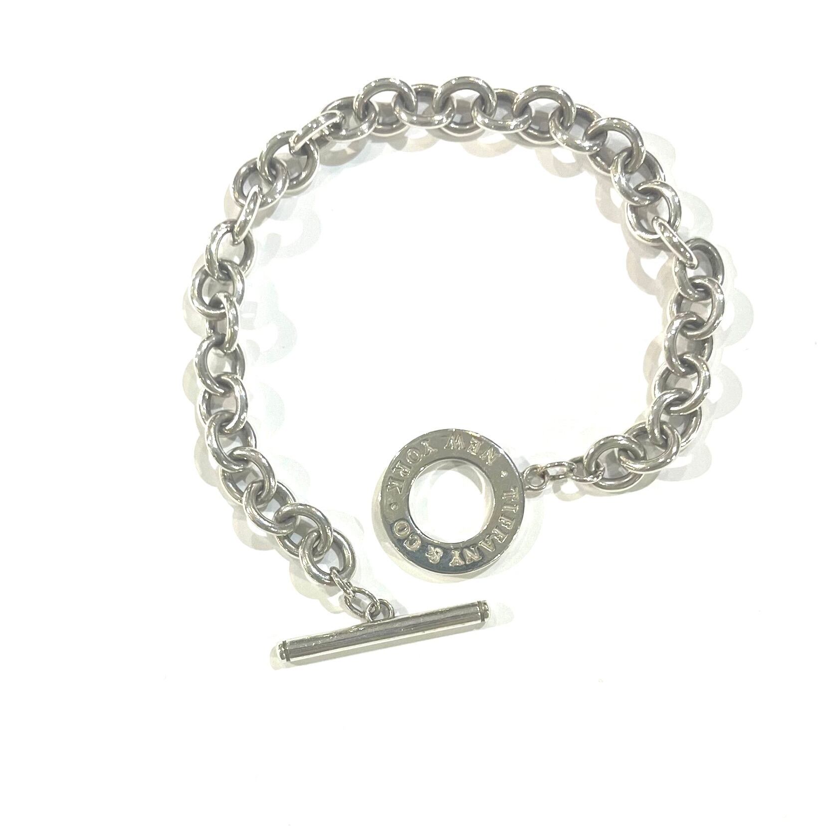 TIFFANY&CO】2445 TIFFANY&CO. NEW YORK ティファニー トグルブレス