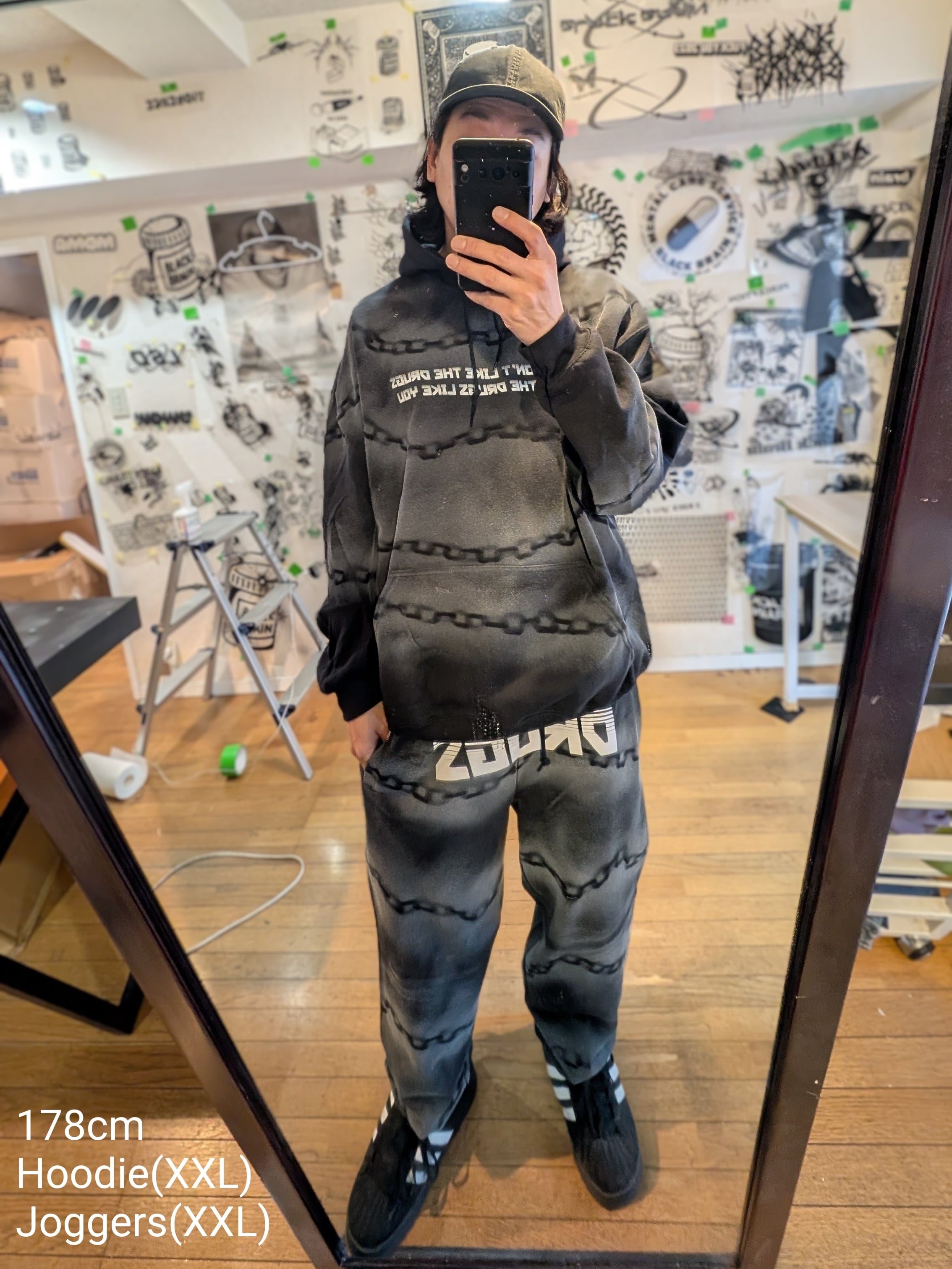 Message Warm Hoodie(XXL-XXXL) | BLACK BRAIN