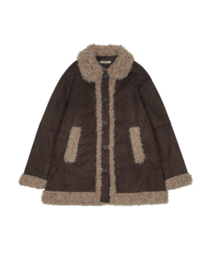 [COYSEIO] HAIRY SUEDE MUSTANG JACKET BROWN 正規品 韓国ブランド 韓国通販 韓国代行 韓国ファッション コイセイオ 日本 店舗