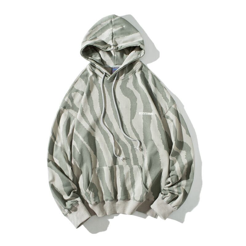 Yidaoヴィンテージ秋のトレンディなブランドヒップホップストライププリントフード付きセーター男子学生カップルカジュアルプルオーバーパーカートレンド-アリババ オータム 秋物 ビンテージ hip6-161126645322913