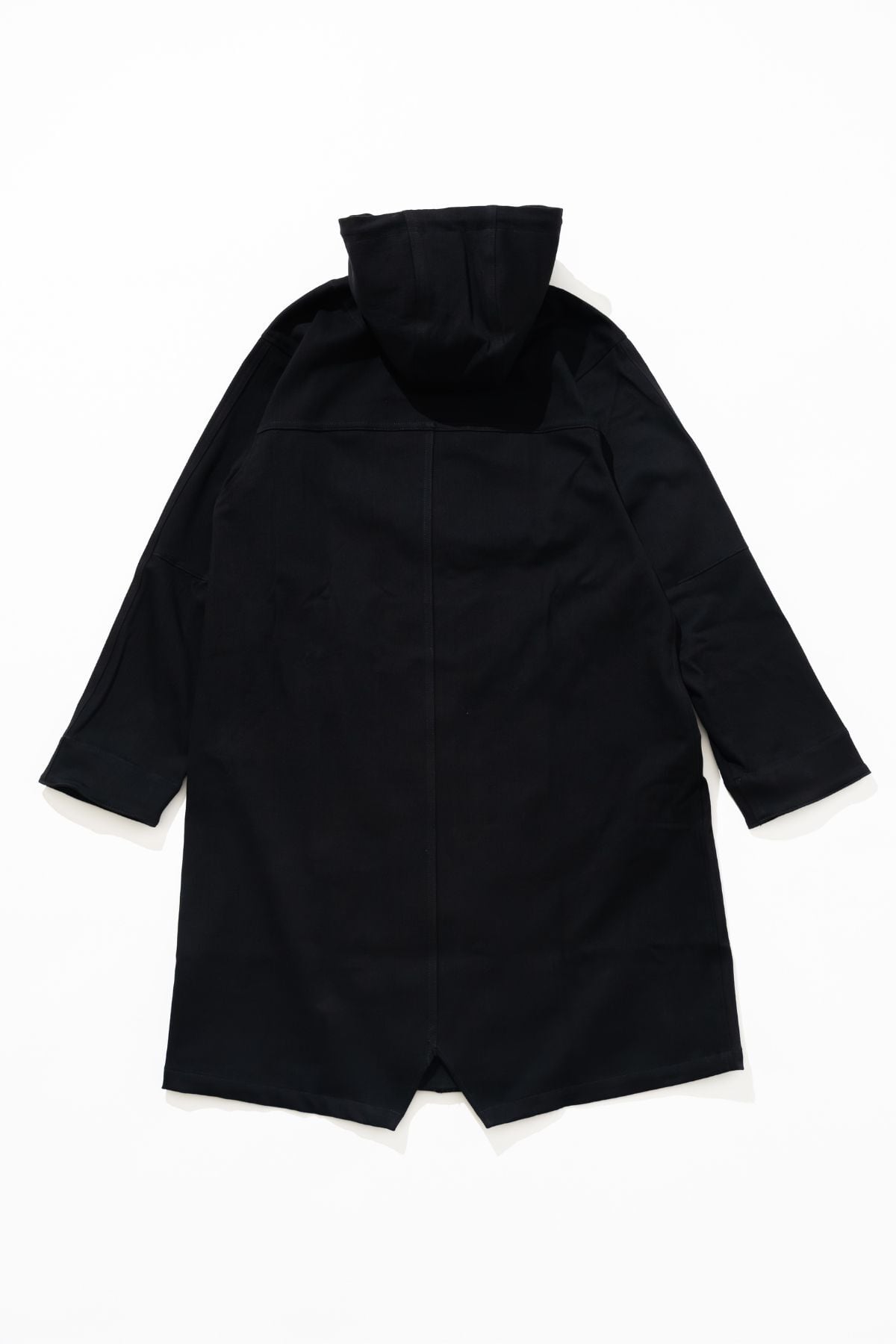 トーガビリリース　ドッキング　コート　ロング　デニム　レザー　無地　ブラック d211675f9dae19a45e895d01f2a79e