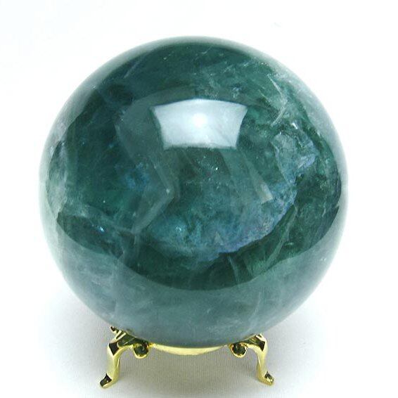 1.9Kg フローライト 丸玉 107mm 蛍石 スフィア 螢石 一点物 151-6584