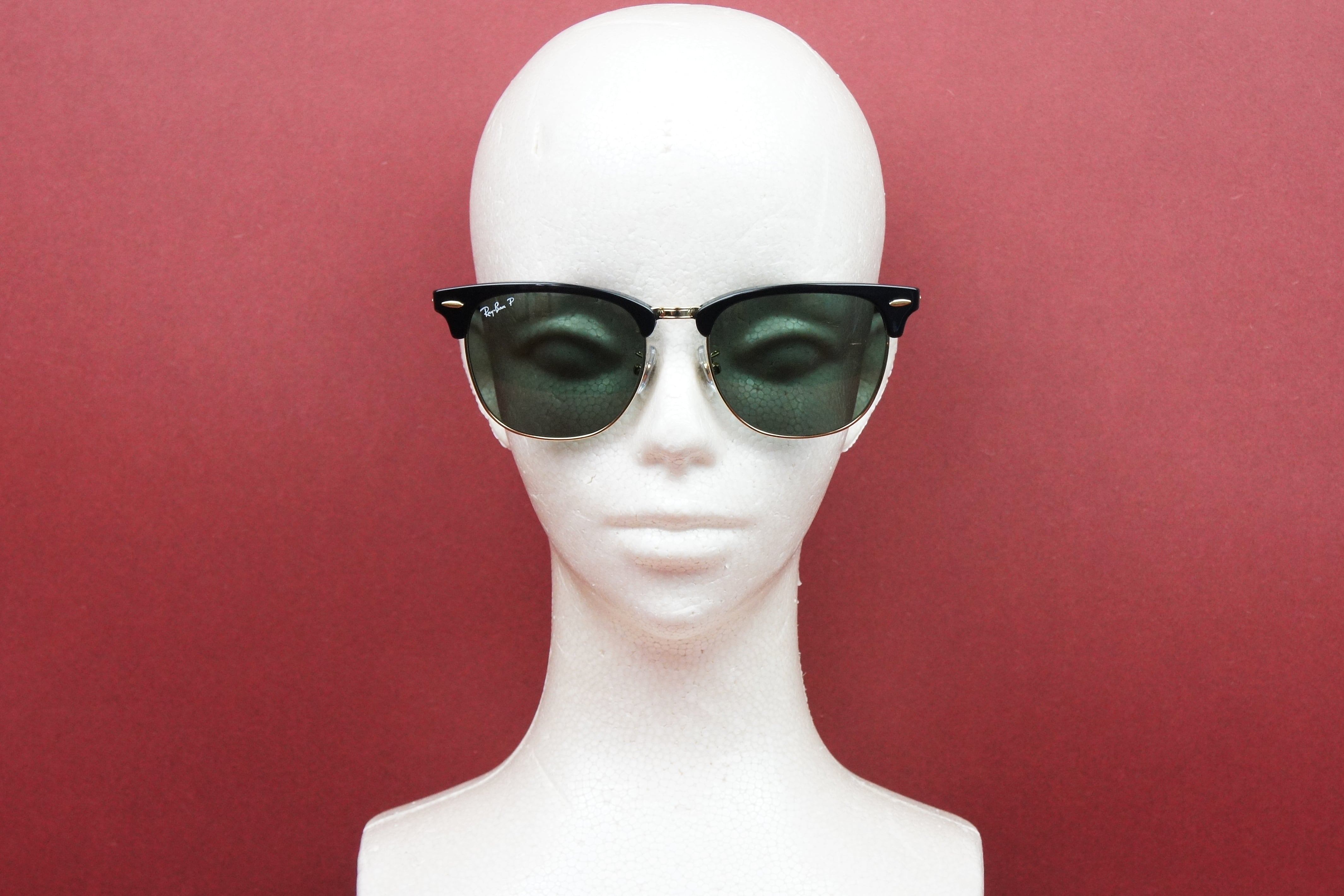 Ray-Ban 偏光 サングラス CLUBMASTER RB3016-F 901/58 55サイズ