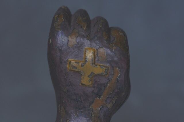 18世紀聖人像の手