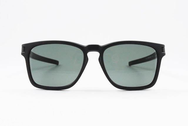 OAKLEY サングラス LATCH SQUARE OO9358-1355 ウェリントン アジアンフィット ラッチスクエア マットブラック プリズムグレー オークリー 正規品-2枚目