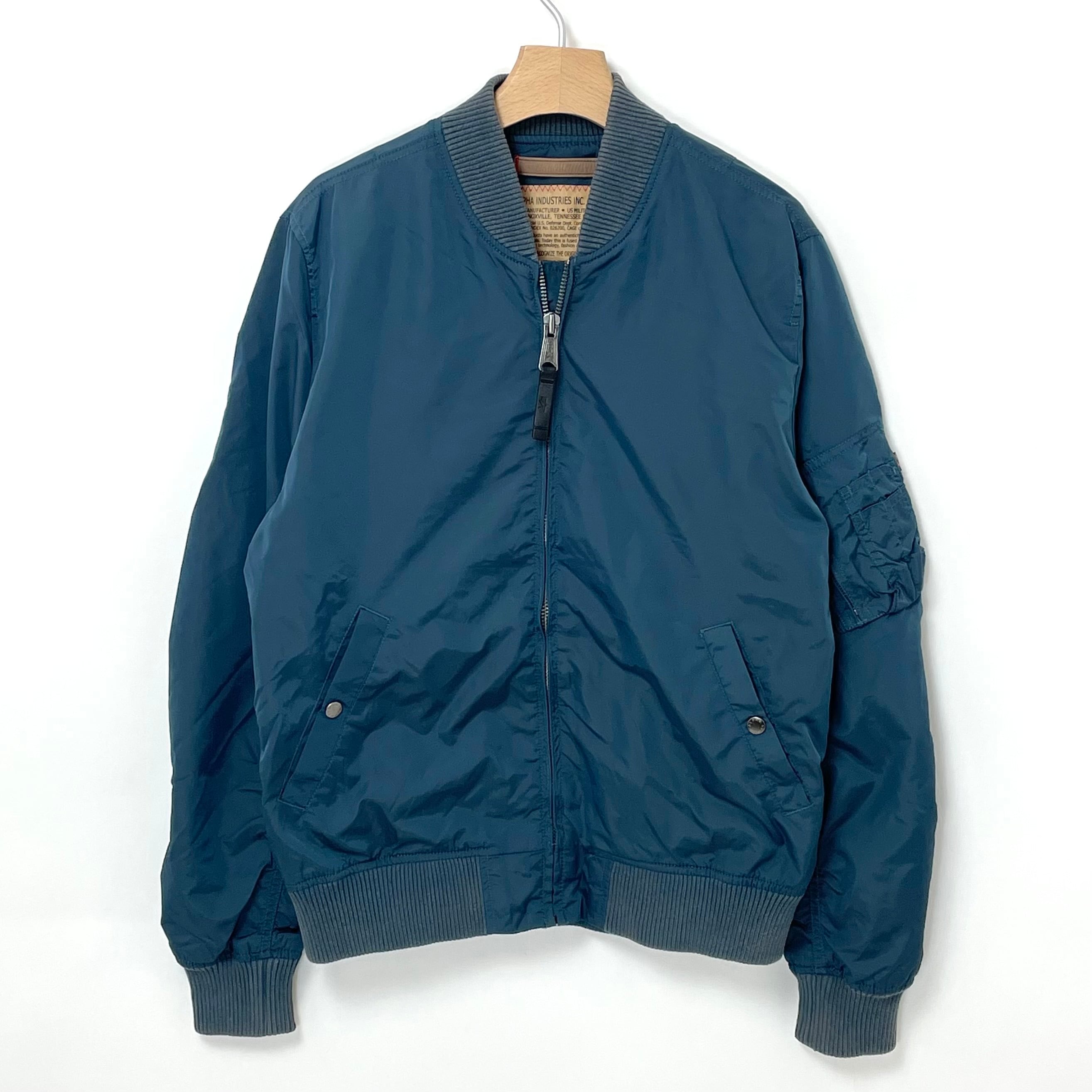 Schott ネイビー ARMY MA-7(AER) フライトジャケット Mサイズ【JK