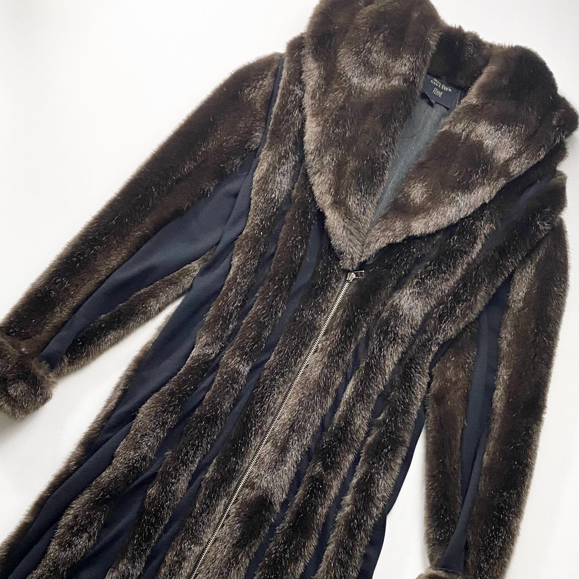 JEAN PAUL GAULTIER FEMME fake fur coat | NOIR ONLINE