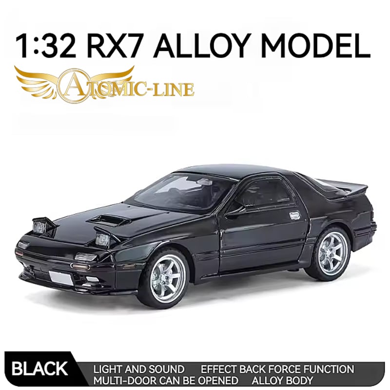 マツダ RX-7 FC3S 1/32 ミニカー 全4色 ライト点灯 エンジンサウンド