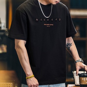 patch simple retro t-shirt A1234