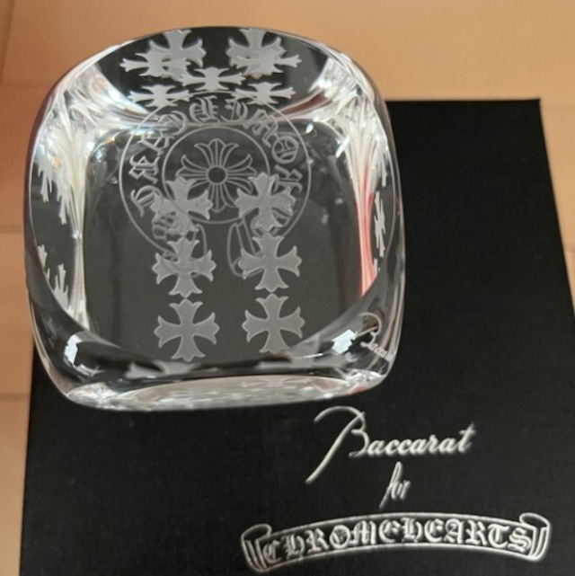 CHROME HEARTS クロムハーツ バカラ サイコロ ダイス ガラス 灰皿 アクセサリー インテリア Baccarat