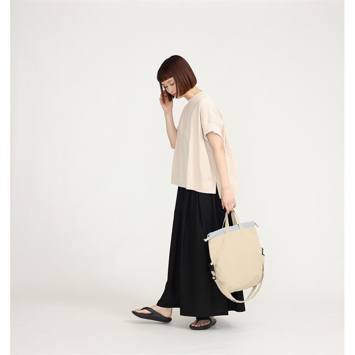 【＋borme】2way巾着バッグ