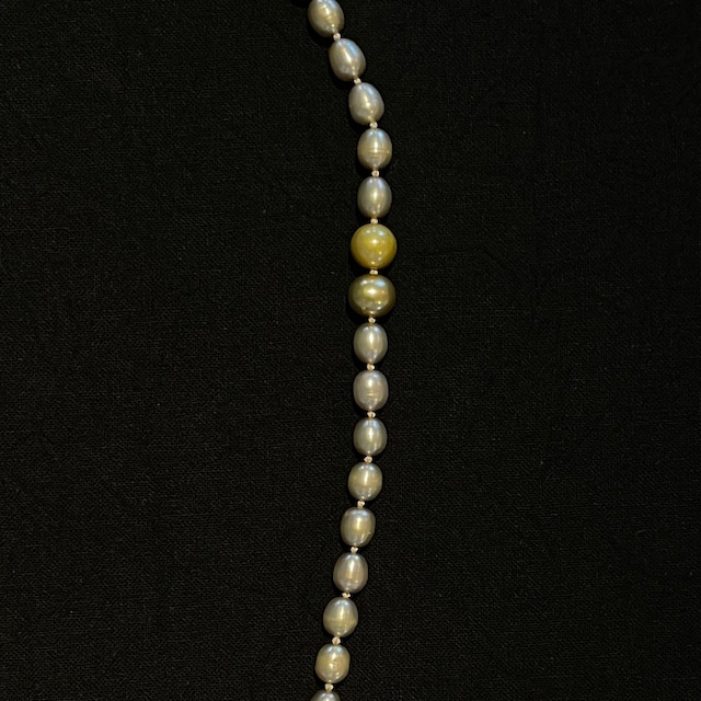 "BENJAMIN" Colord freshwater pearls long necklace