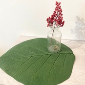 ラテックスマット リーフ ライトグリーン L(2)