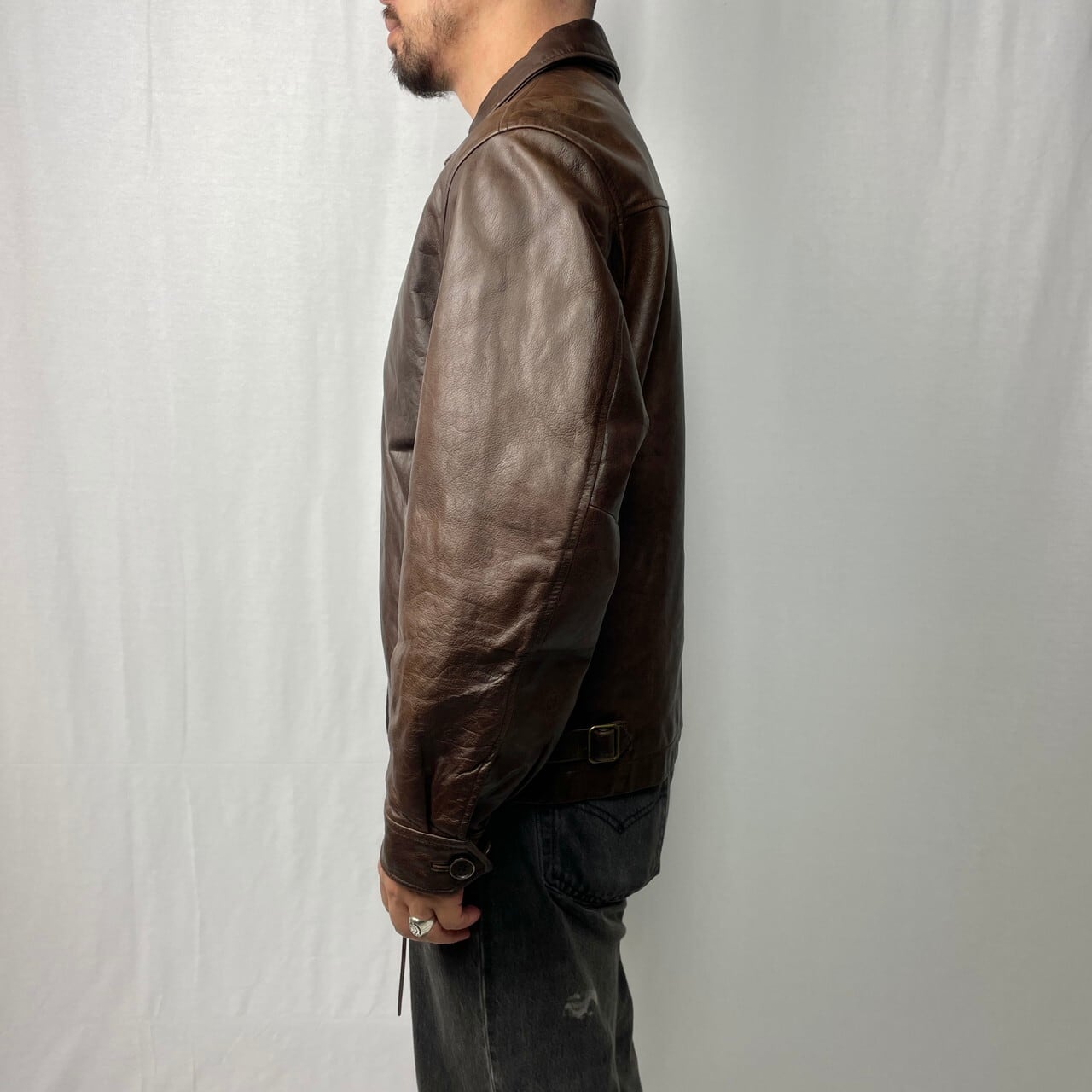 90年代 OLD GAP オールドギャップ レザージャケット メンズL相当 90年代 OLD GAP オールドギャップ レザージャケット メンズL相当