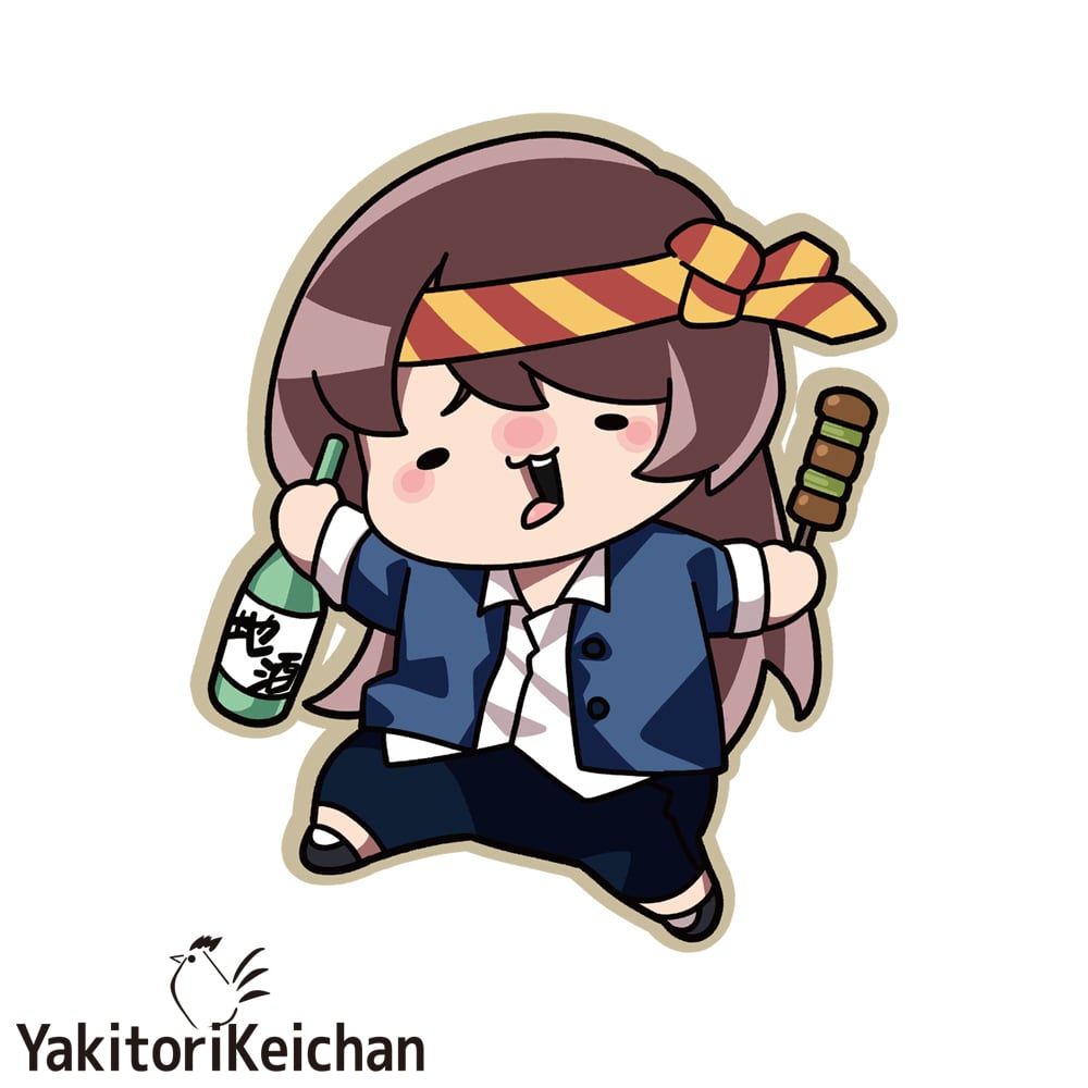 yakitorikeichan-017】焼鳥けいちゃんイラスト全面プリント