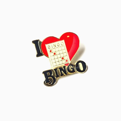 Vintage "I LOVE BINGO" Pins
