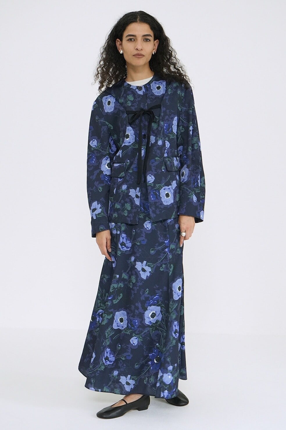 CLANE クラネSCARF FLOWER RIBBON TOPS 2025ss CLANE SCARF FLOWER RIBBON TOPS | FLICKA ASHIYA