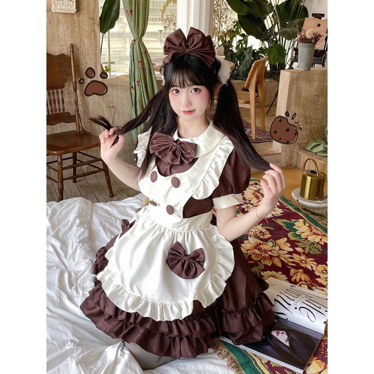 ダブルブレストリボンメイド服 | Maiden's Rêve