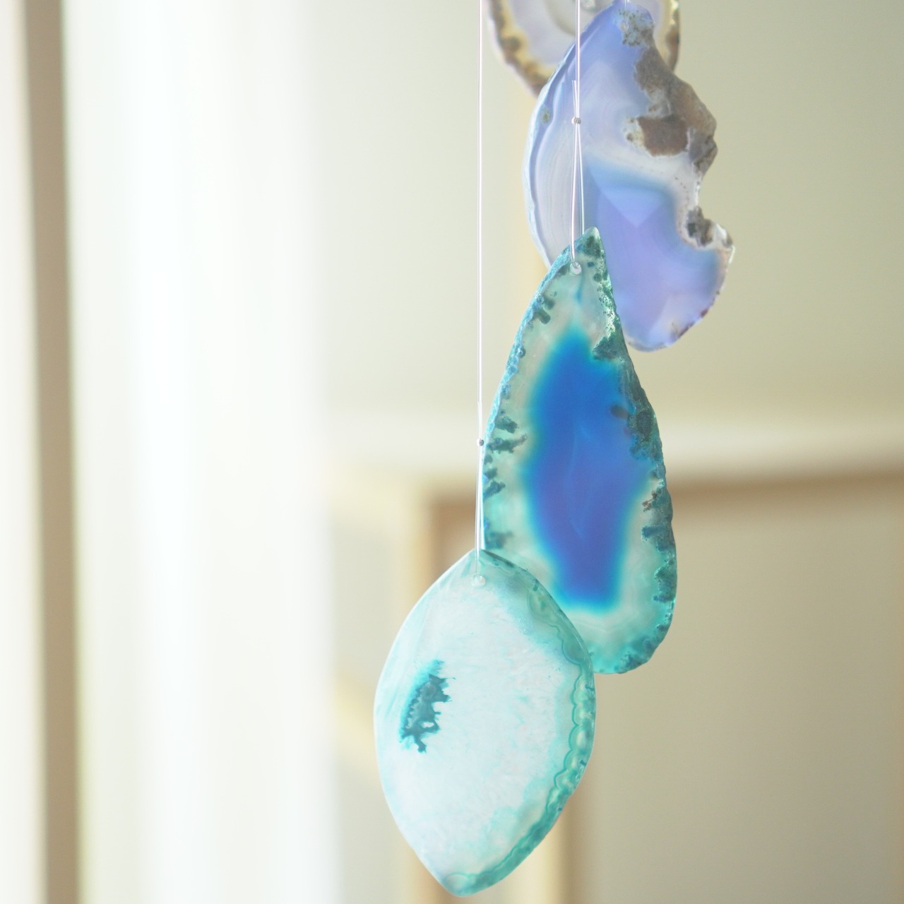 Ice Water 18 - アゲートヒーリングチャイム / Agate Sun Catcher Wind Chime 763